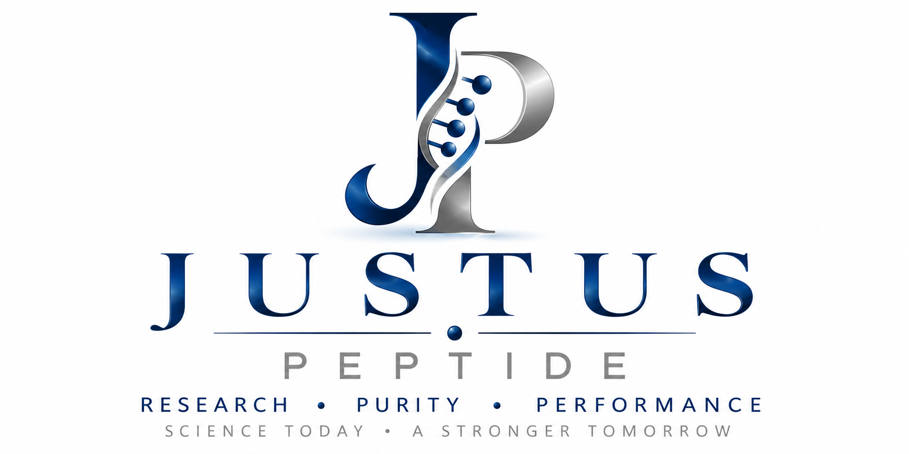 Justus Peptide research peptide laboratory logo